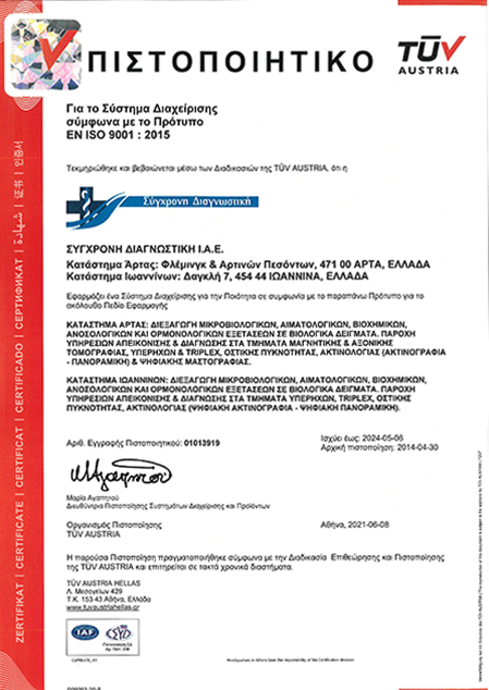 Πιστοποίηση ISO 9001:2008